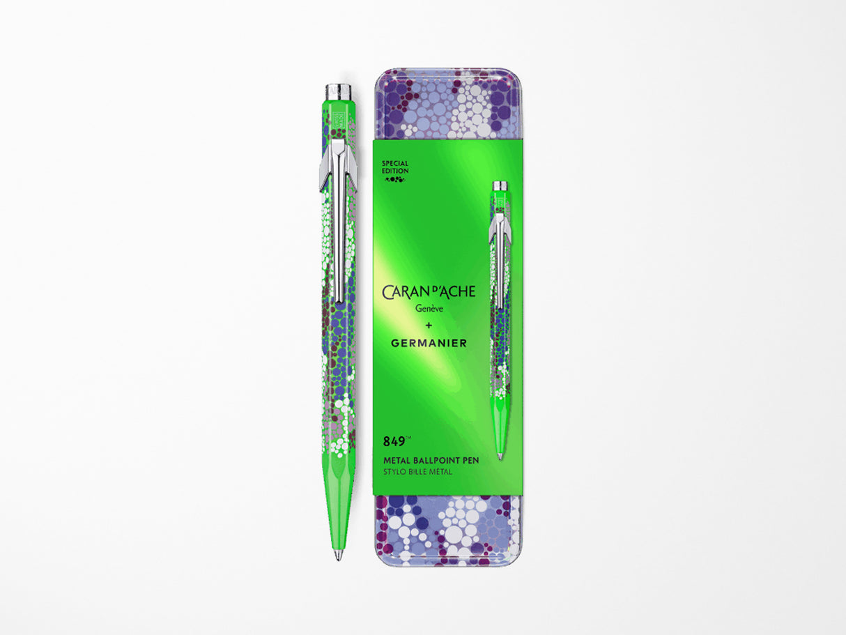 Caran D'Ache 849 Ballpoint Pen Kevin Germanier Neon Green