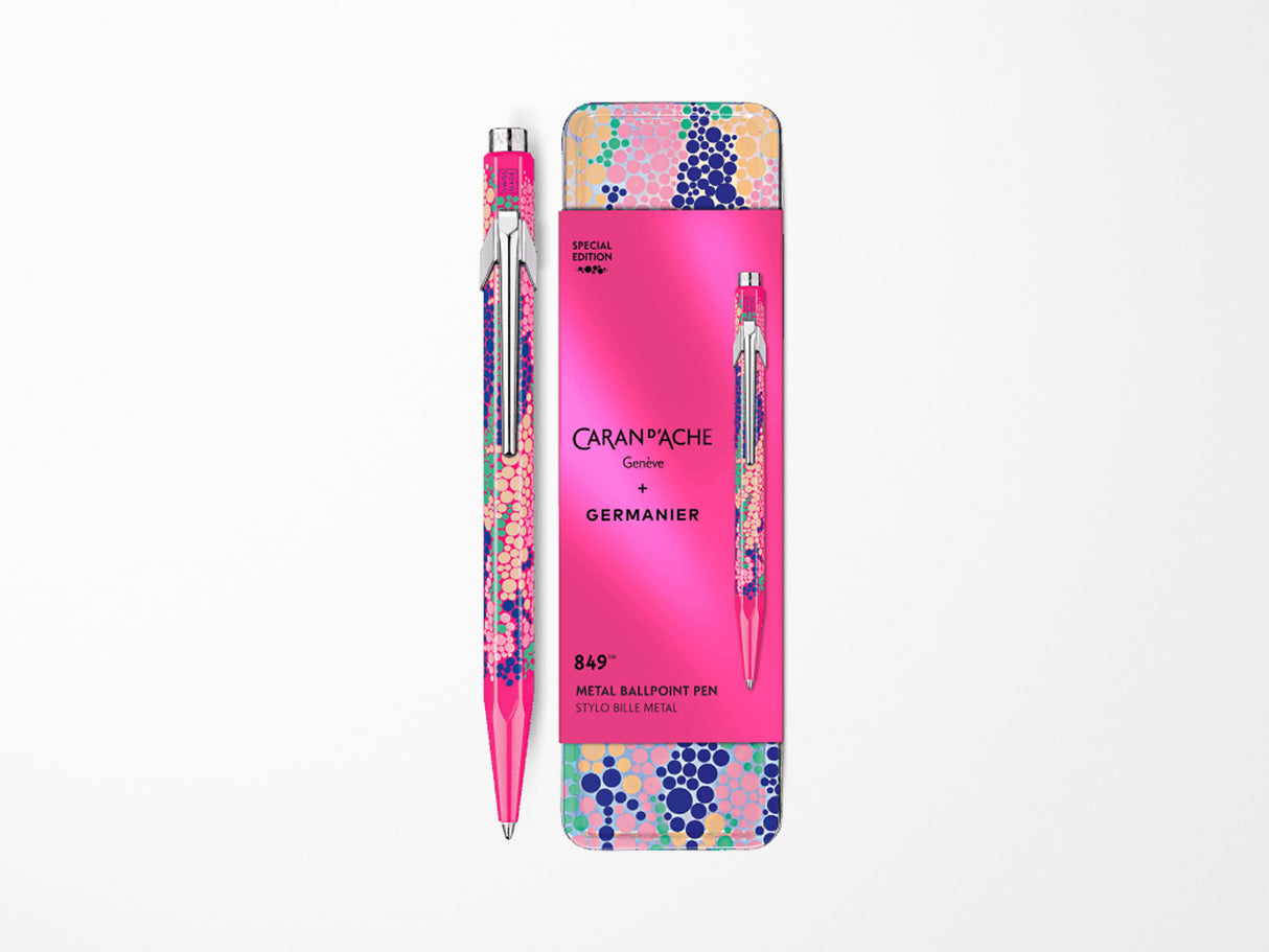 Caran D'Ache 849 Ballpoint Pen Kevin Germanier Neon Pink