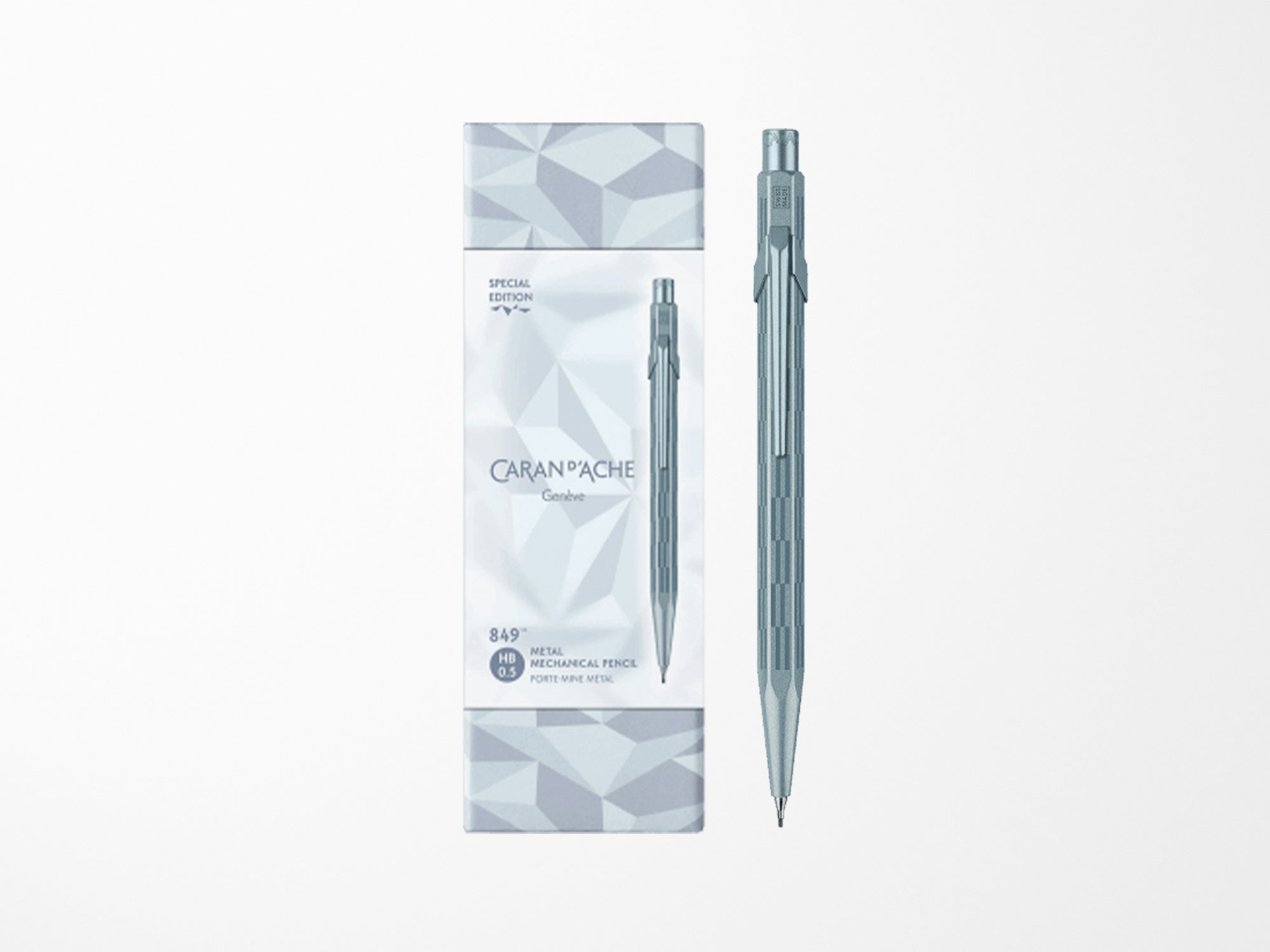 Caran D'Ache 849 Mechanical Pencil Alpine Frost Blue – Jenni Bick