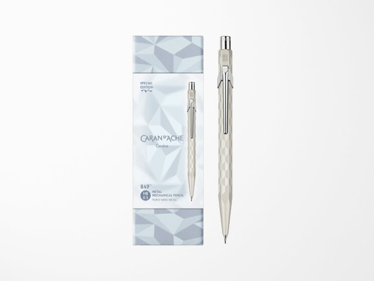 Caran D'Ache 849 Mechanical Pencil Alpine Frost White