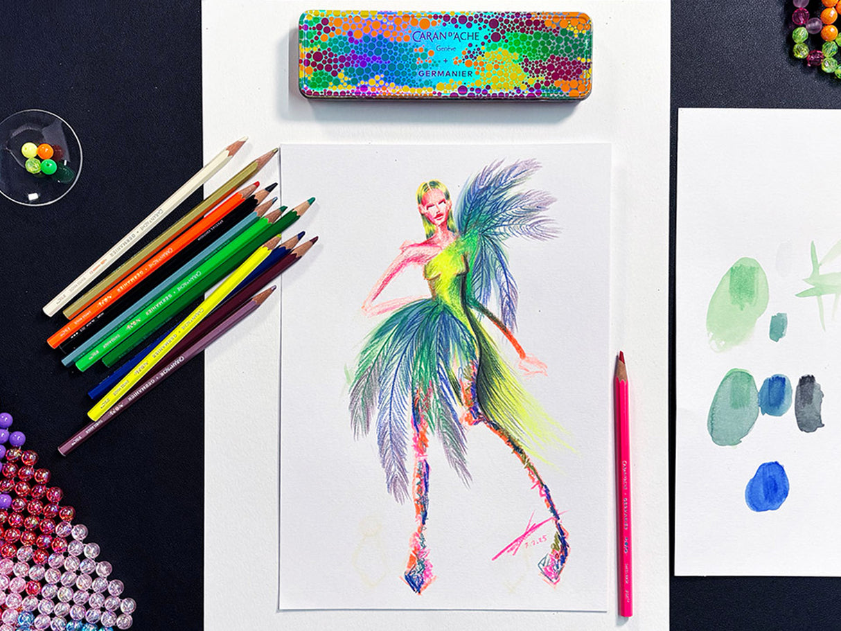 Caran D'Ache x Kevin Germanier Creative Color Set