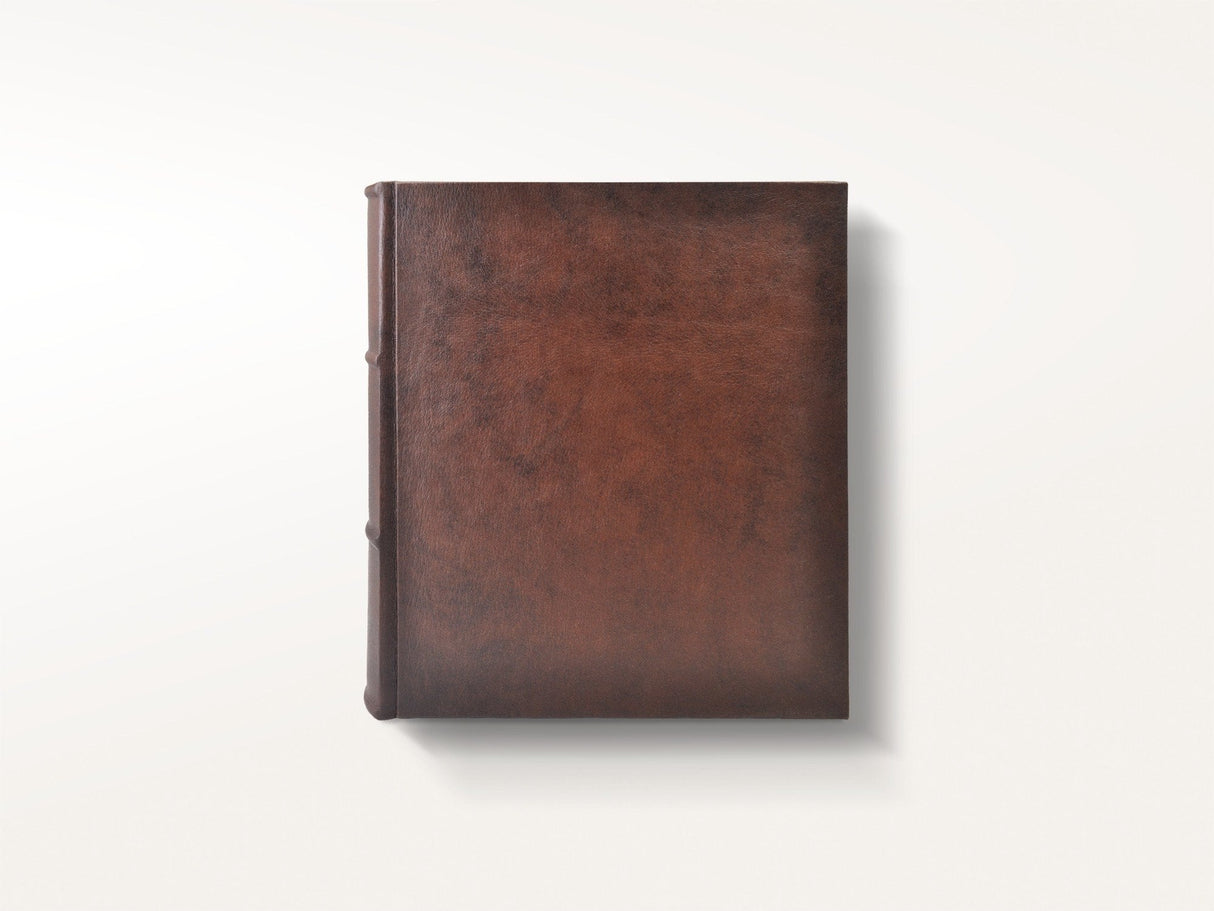 Carino 9 x 9 Handmade Italian Distressed Leather Photo Album