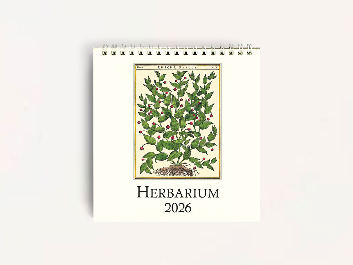 Cavallini 2026 DESK Calendar - Herbarium