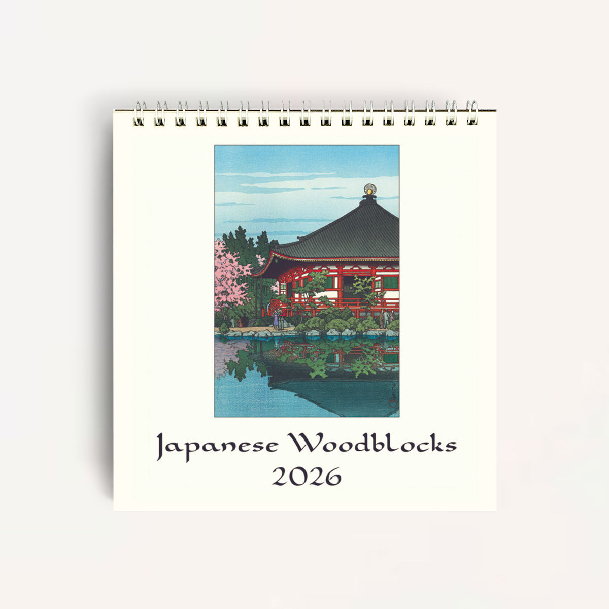Cavallini 2026 DESK Calendar Japanese Woodblocks Jenni Bick Custom