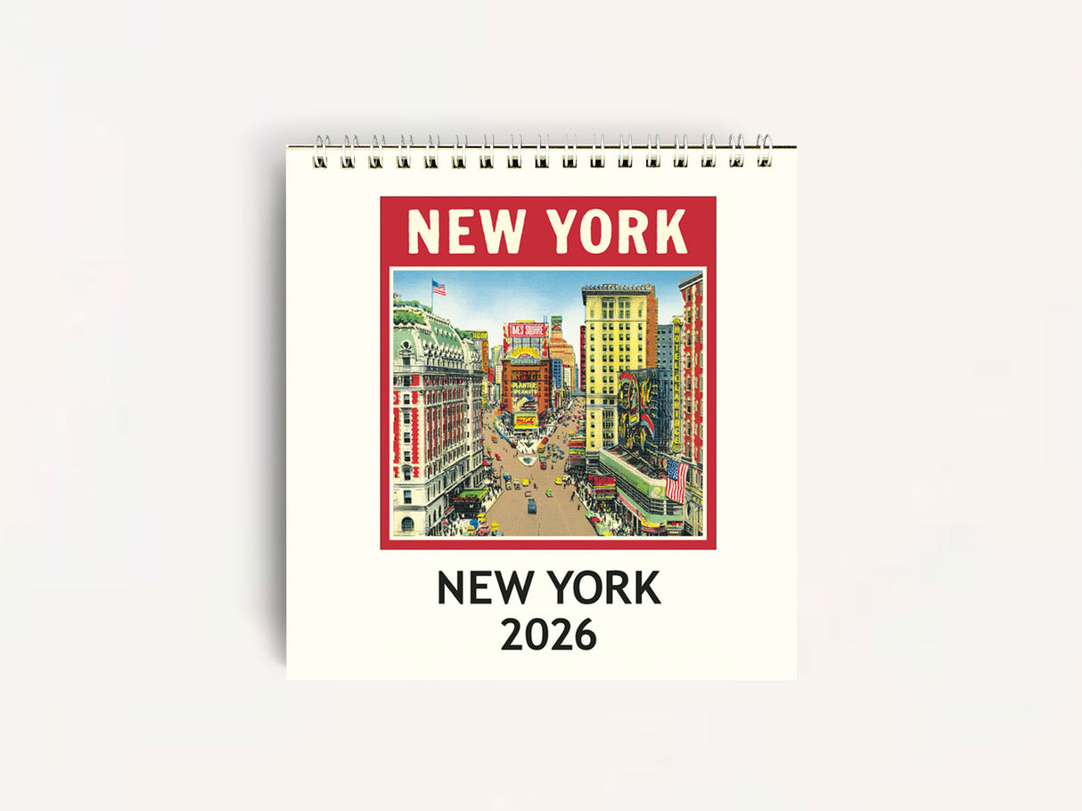 Cavallini 2026 DESK Calendar - New York
