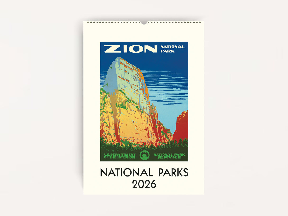 Cavallini 2026 WALL Calendar - National Parks