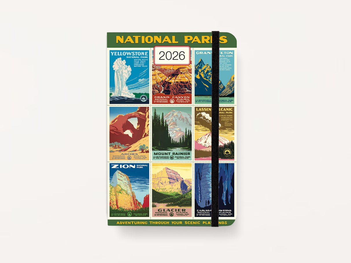 Cavallini 2026 WEEKLY PLANNER - National Parks