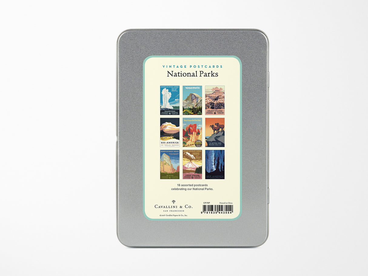 Cavallini Vintage Postcard Set - National Parks