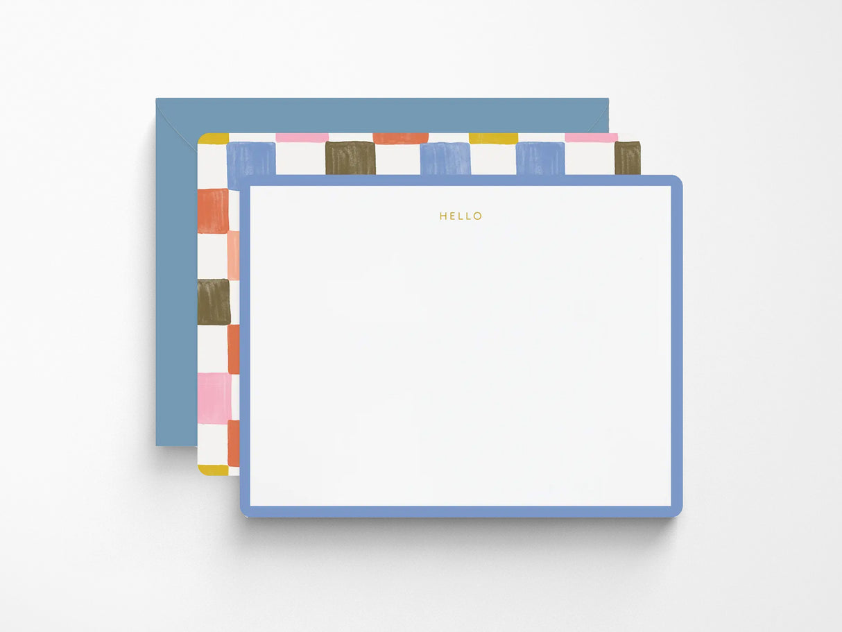 Check Flat Notes - Boxed Set of 6