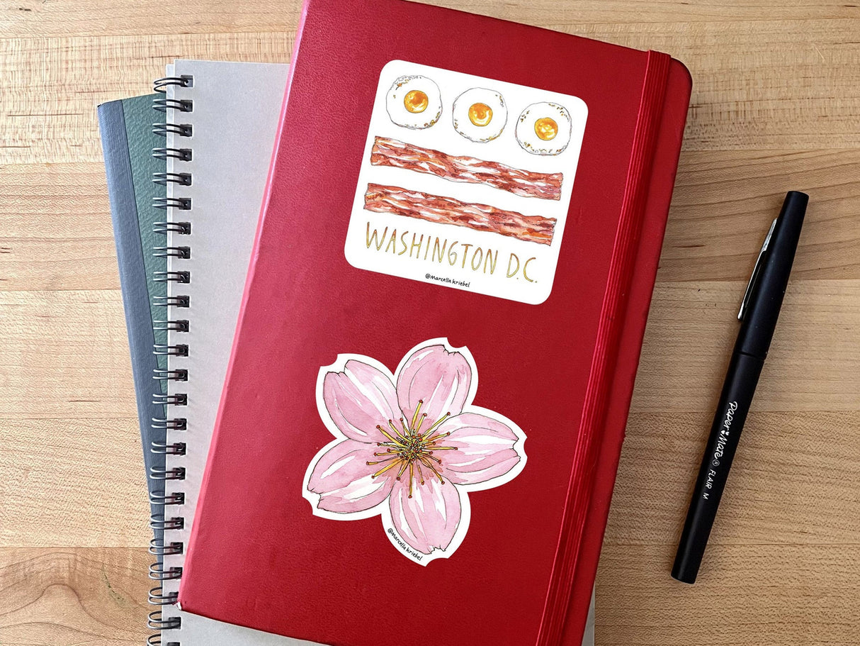 Cherry Blossom Flower Sticker