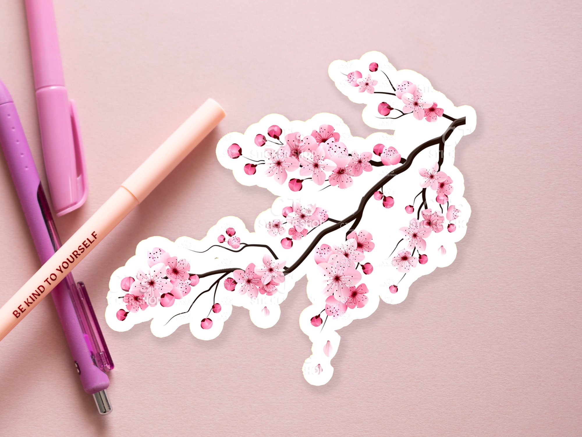 桜庭和志サイン色紙未開封RIZINPRIDEUFCHERO'S SAKURABA Cherry Blossom Sakura Branch Sticker – Jenni Bick Custom Journals