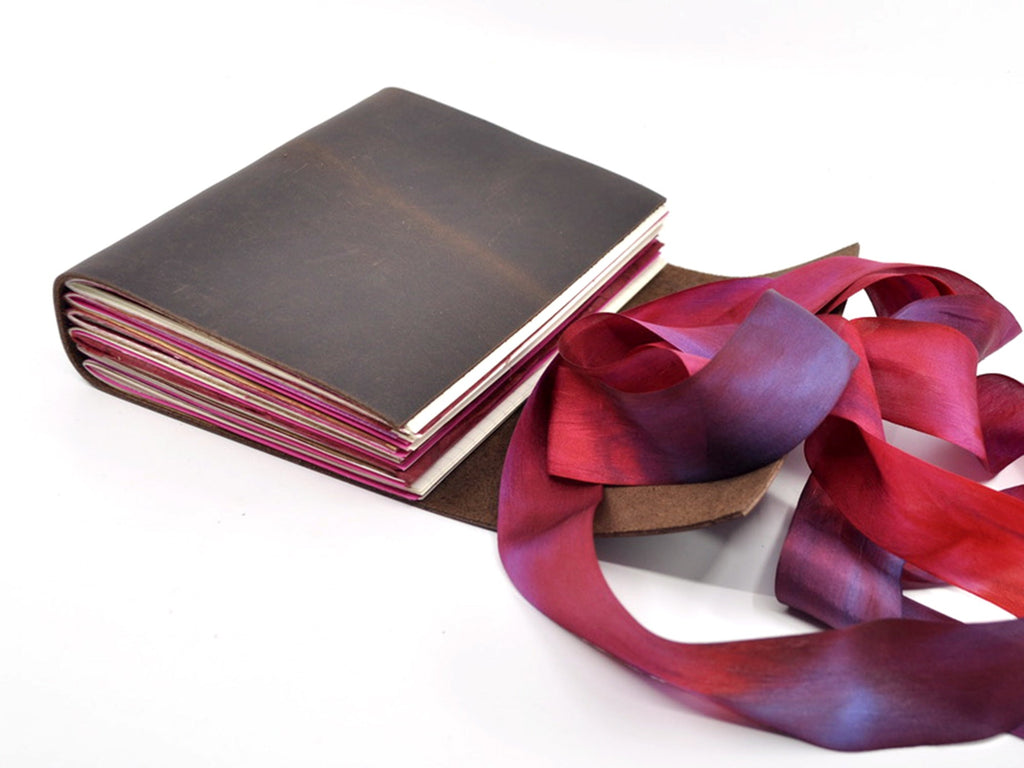 Cherry Bomb One of a Kind Leather Journal