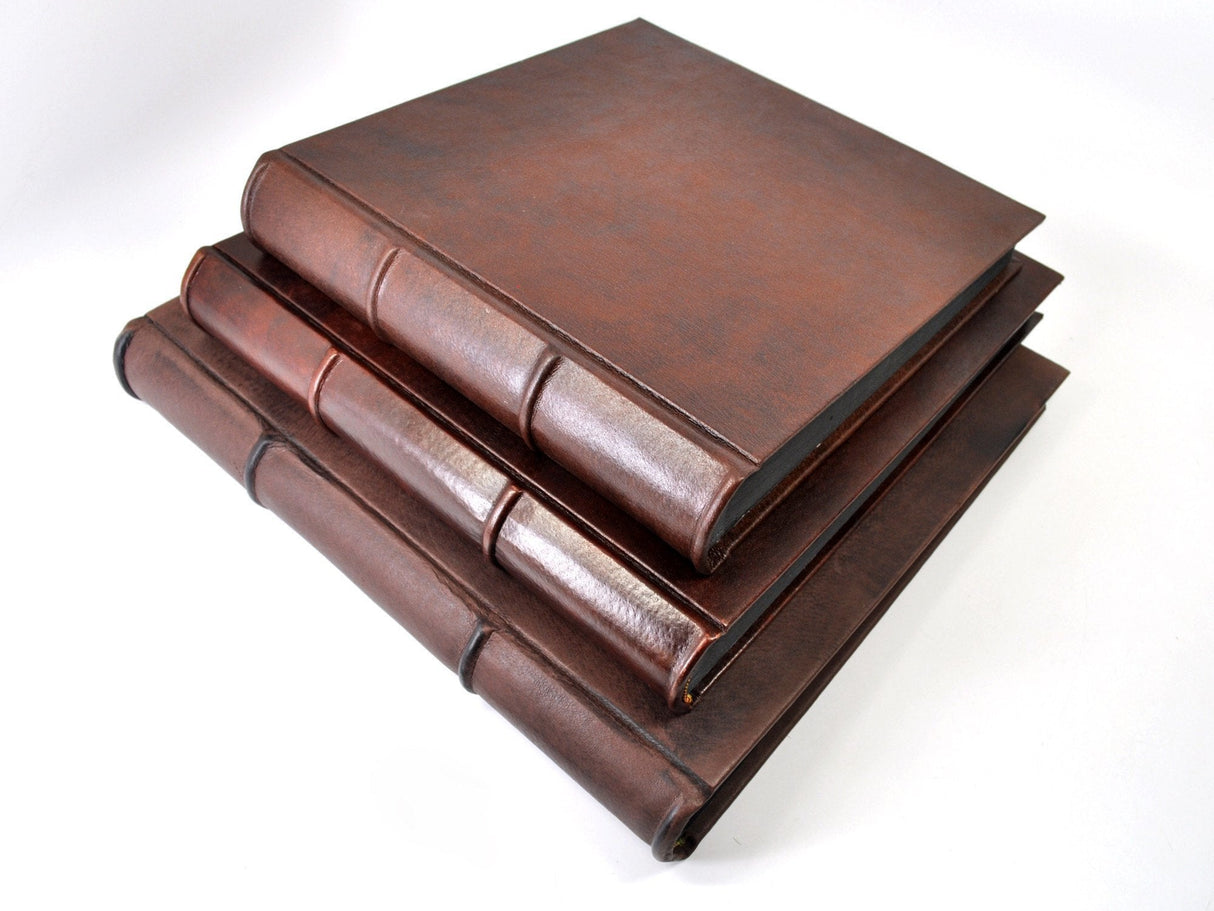 Collezione 14 x 14 Italian Handmade Distressed Leather Photo Album
