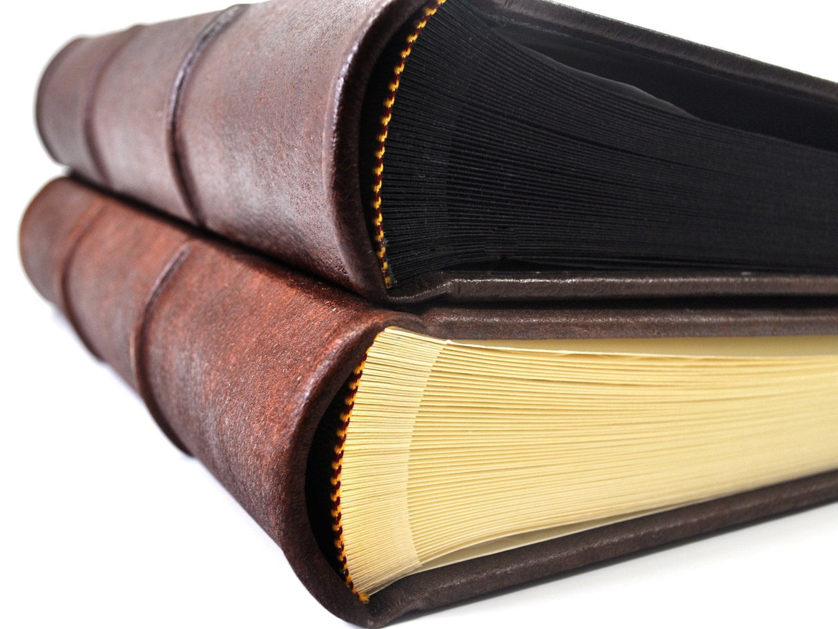 Collezione 14 x 14 Italian Handmade Distressed Leather Photo Album