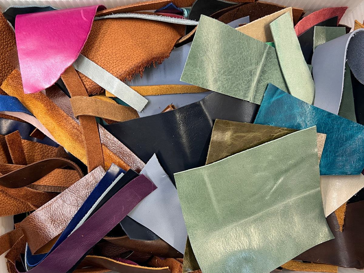 Colorful Leather Scraps for Crafts - Softstar Shoes