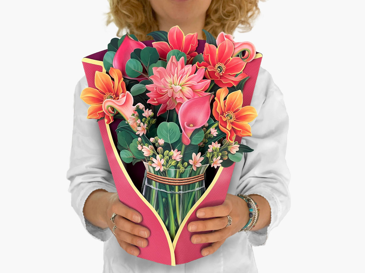 Dear Dahlia Pop Up Greeting Bouquet