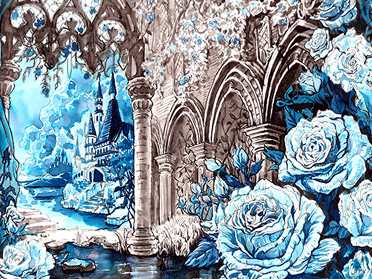 Dominant Industry Bottled Ink - Alchemist Blue Rose