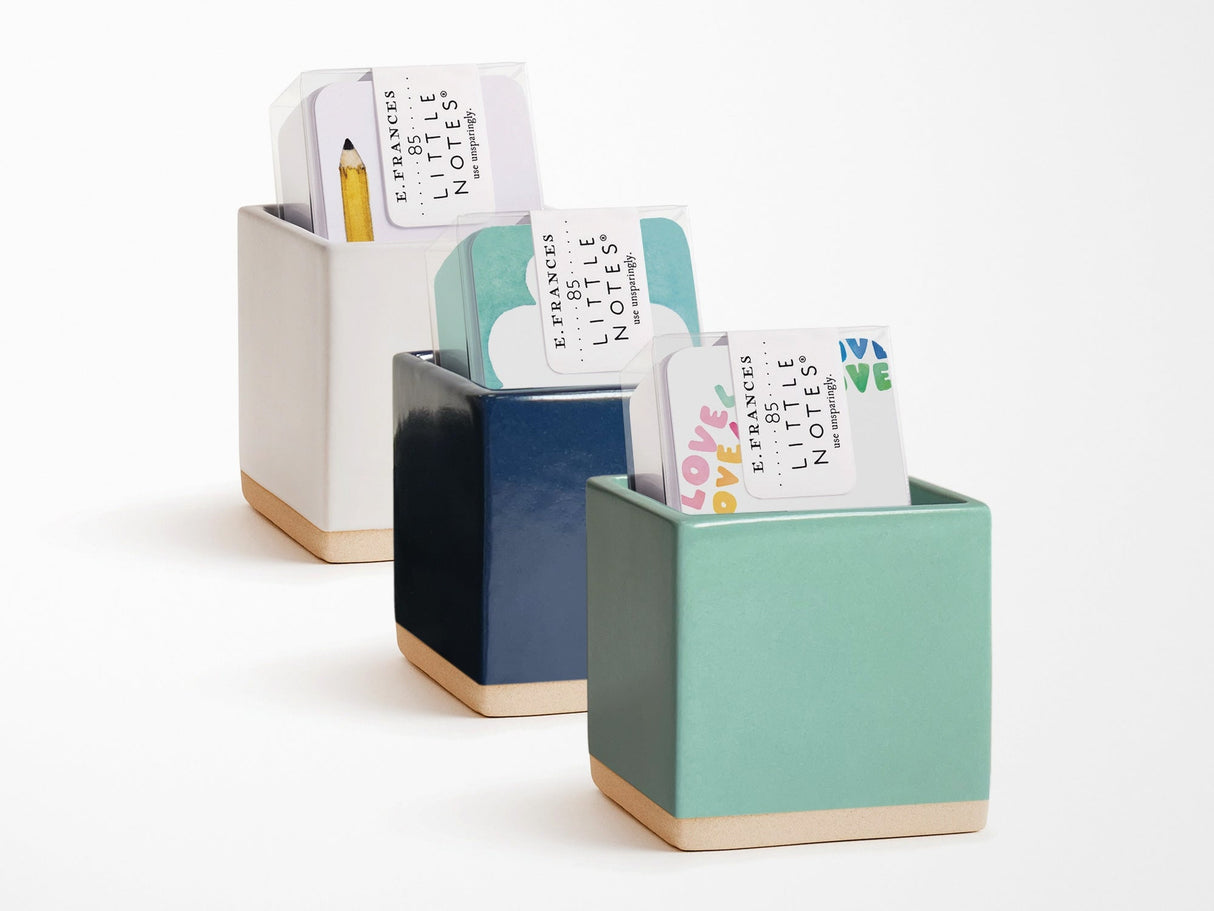 E. Frances Little Notes® - Ceramic Holder - Minty