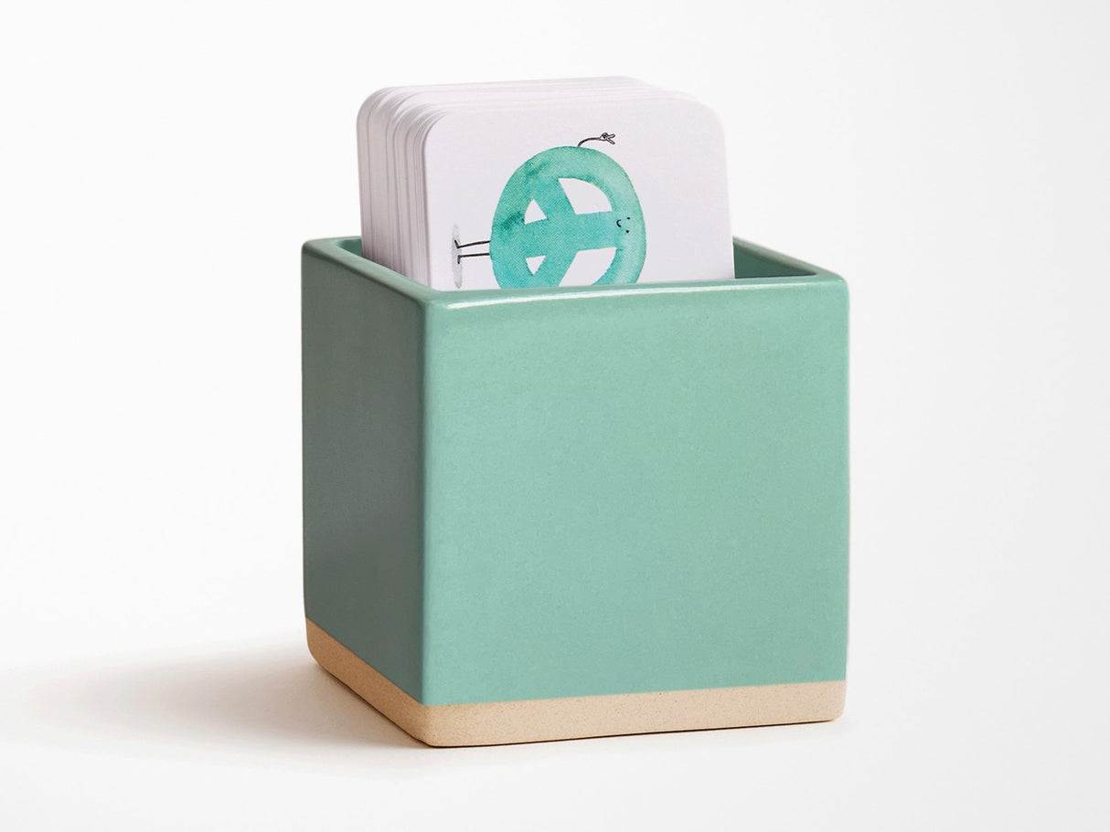 E. Frances Little Notes® - Ceramic Holder - Minty
