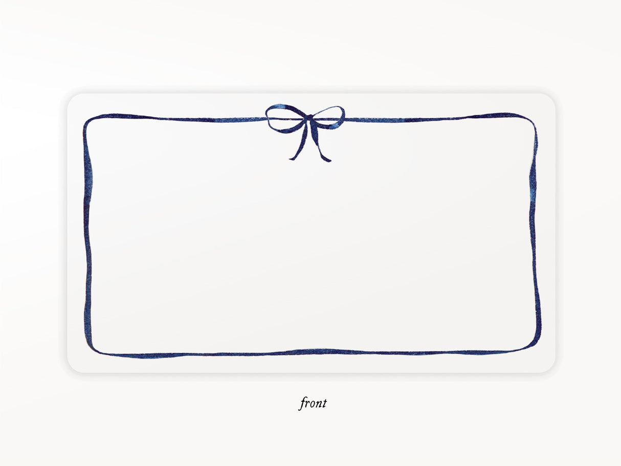 E. Frances Little Notes® - Navy Bow