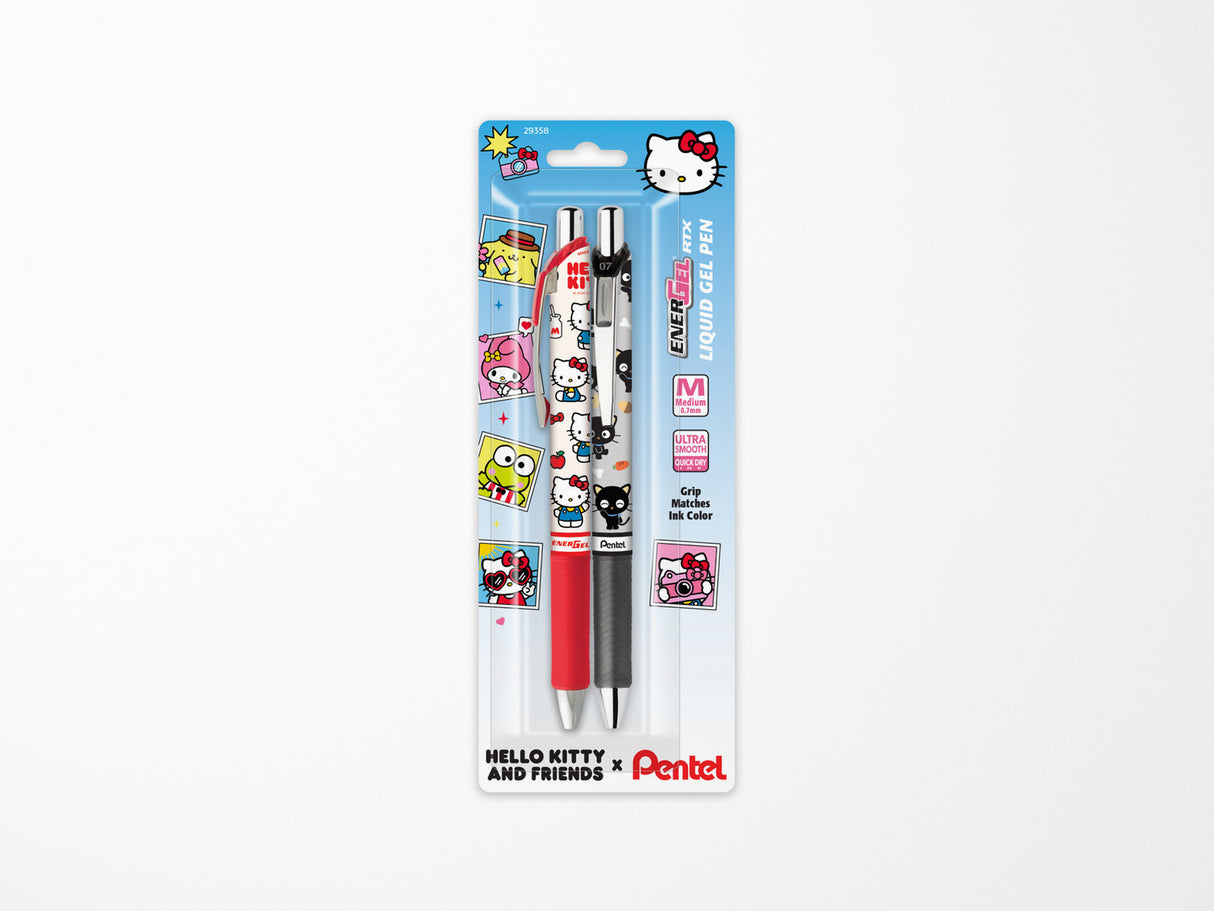 EnerGel RTX Liquid Gel Pen Hello Kitty & Friends 5 Pack