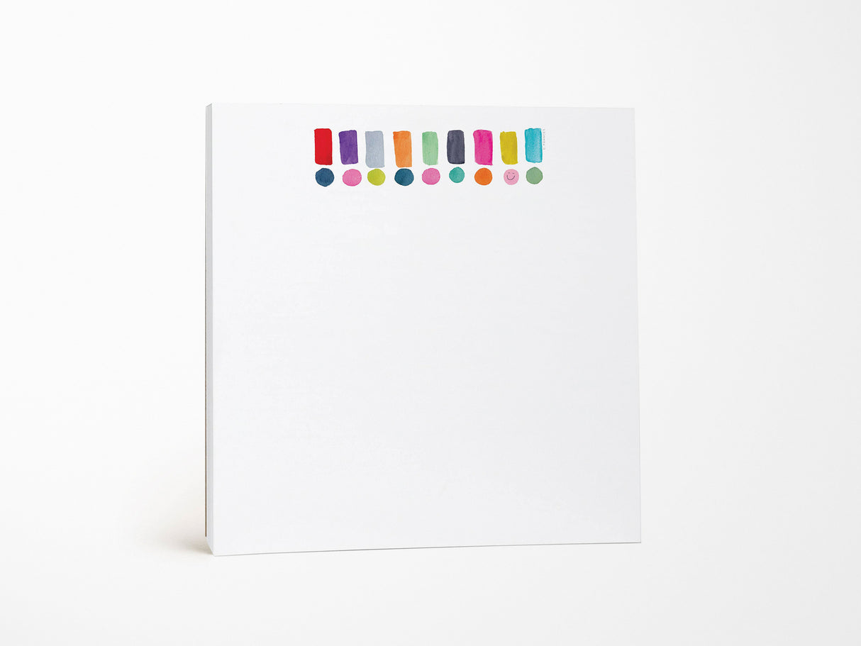 Exclamation Square Notepad