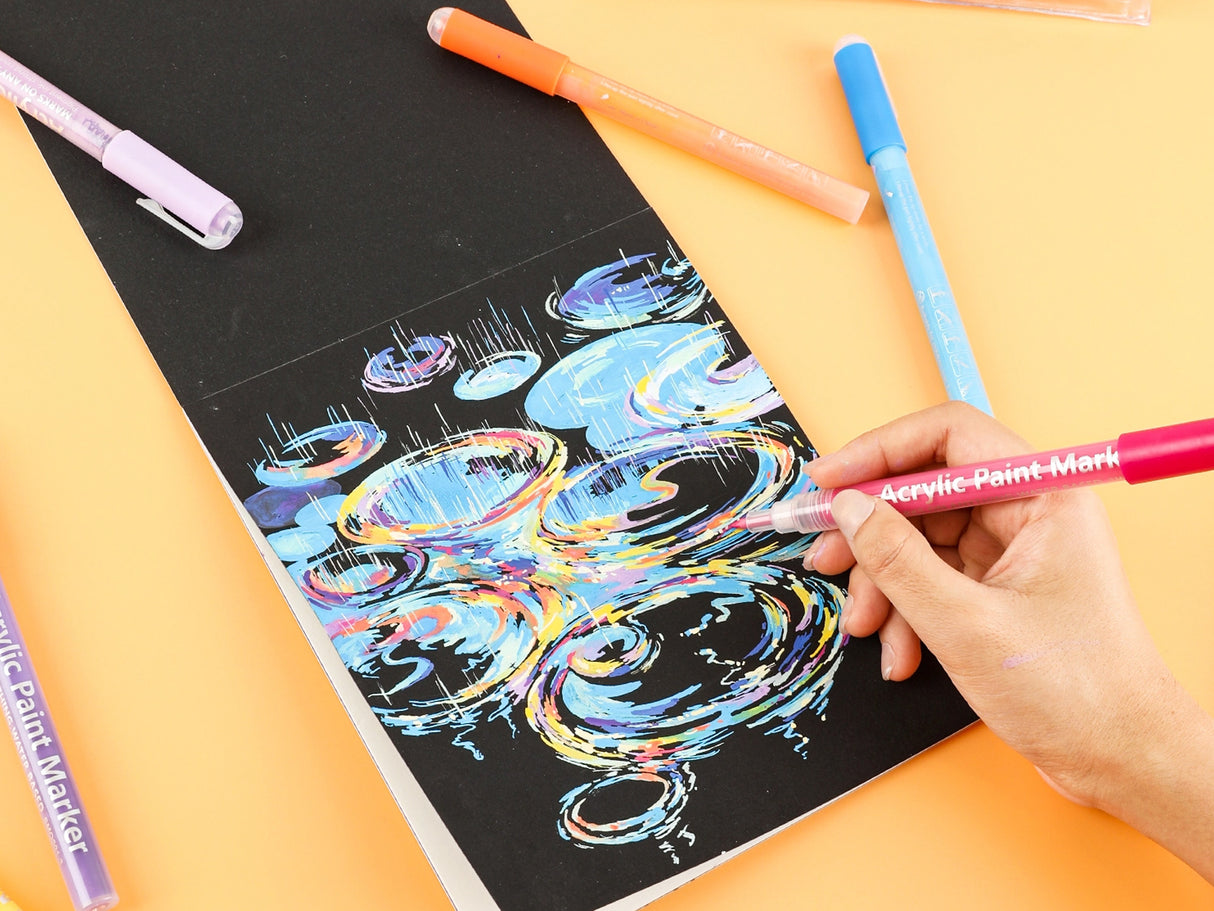 Extra Fine Tip Acrylic Paint Marker Set of 28