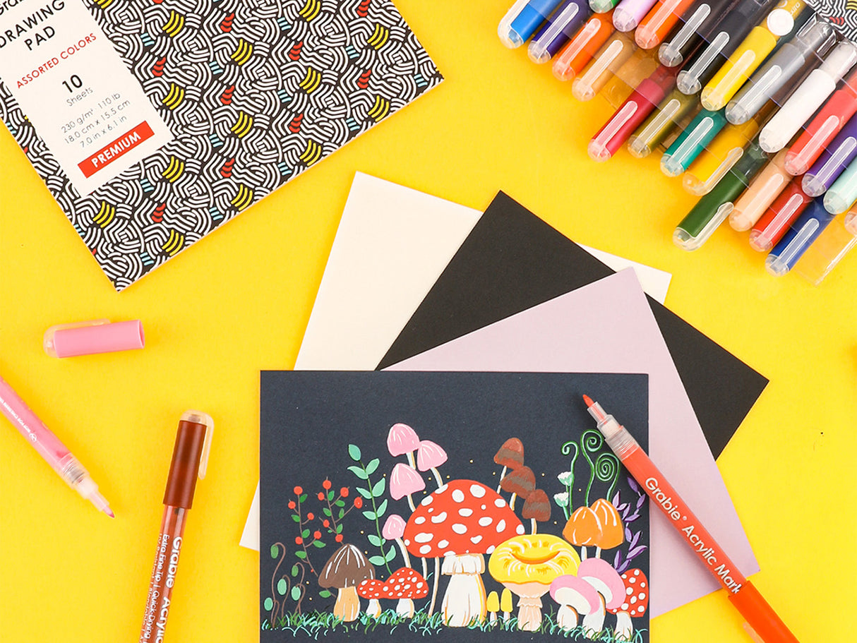 Extra Fine Tip Acrylic Paint Marker Set of 28