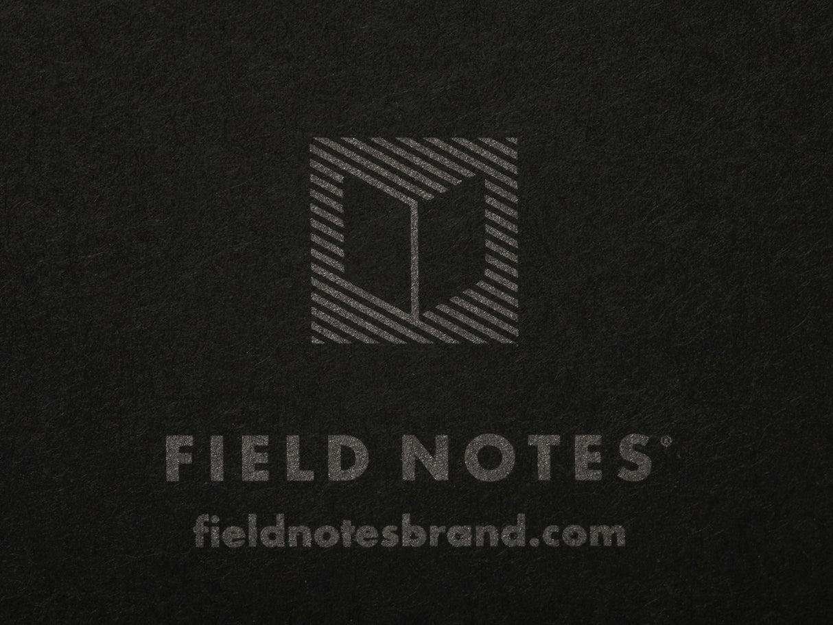 FIeld Notes Pitch Black Memo Book Set of 3