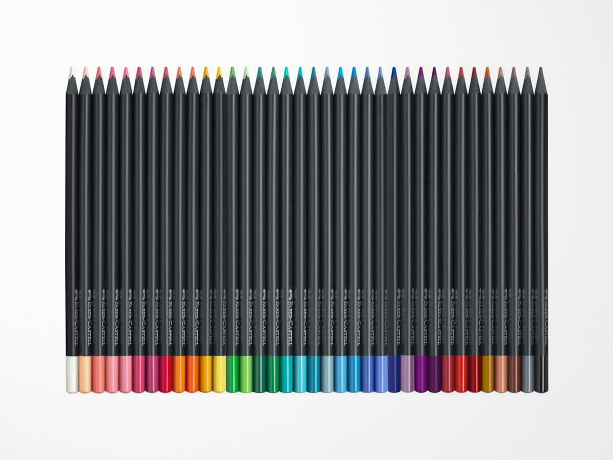 Faber Castell Black Edition Colored Pencils - Basic Colors 36 Set