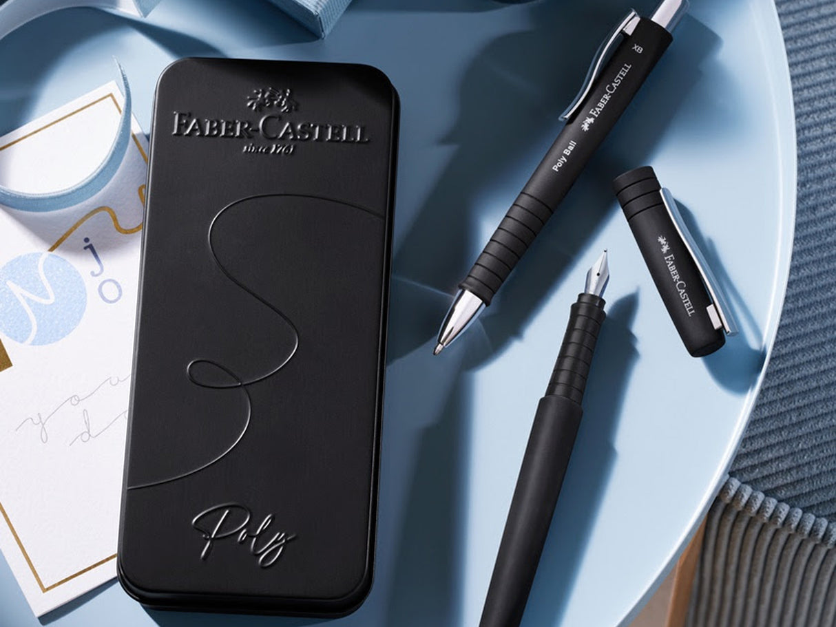 Faber Castell Poly Ball Pen Collection - Black