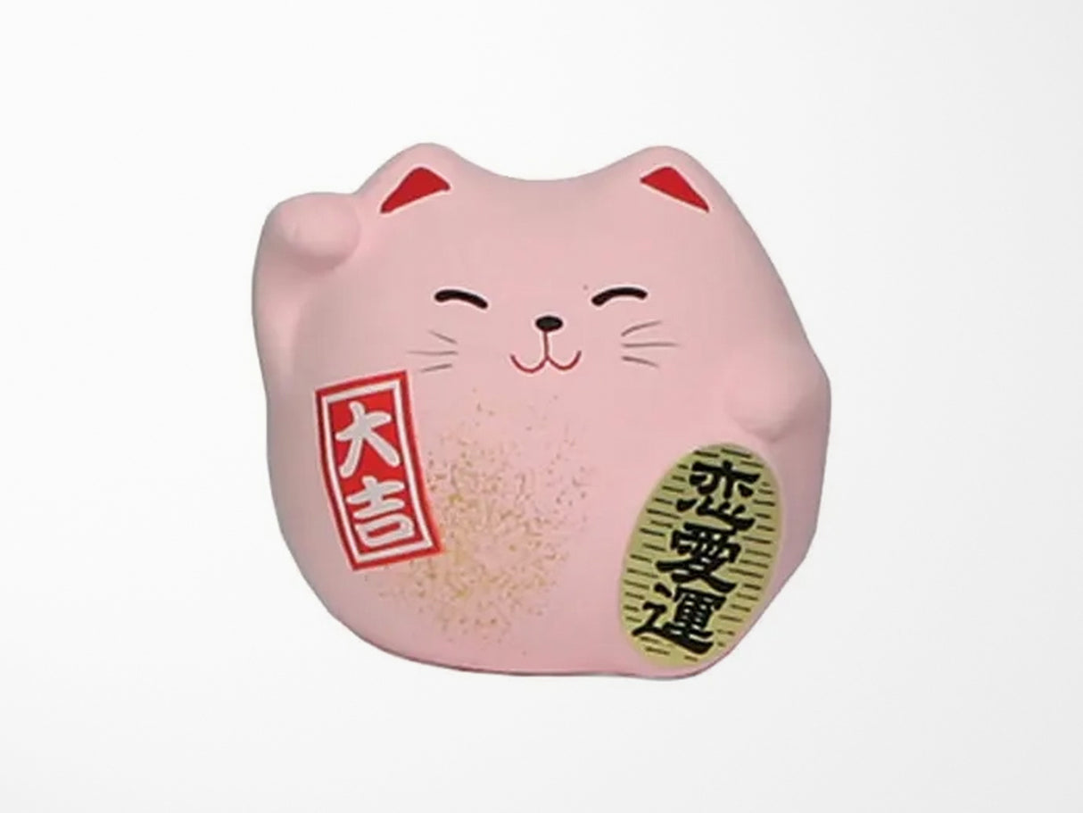 Feng Shui Pink Fortune Cat