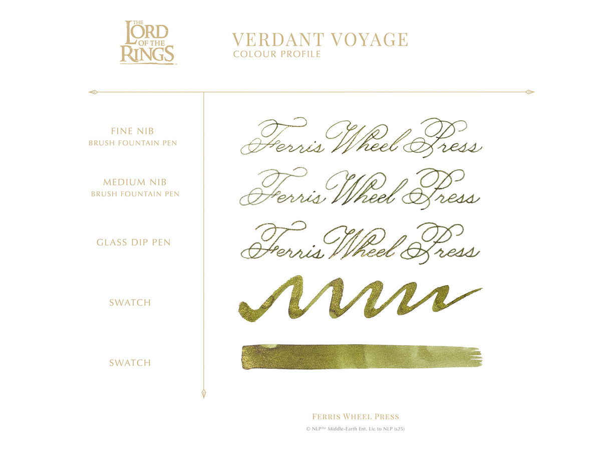 Ferris Wheel "Lord of the Rings" Ink- Verdant Voyage (28ml)