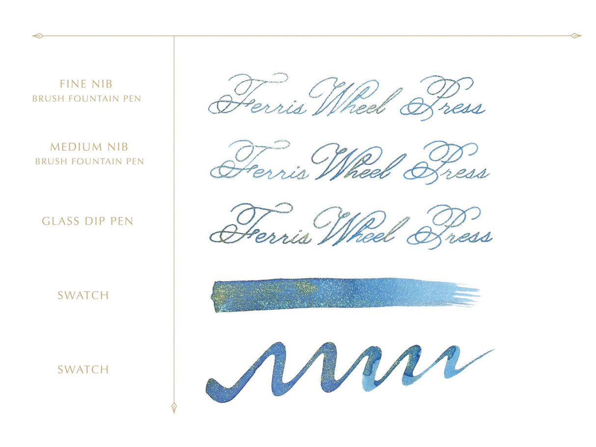 Ferritales Valiant Blue Fountain Pen Ink