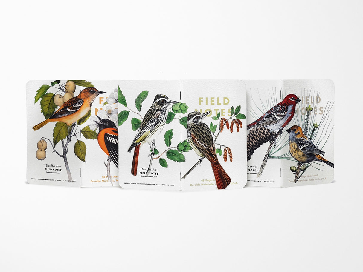 Field Notes Birds and Trees of North America Memo Book Set of 3 - Pack B