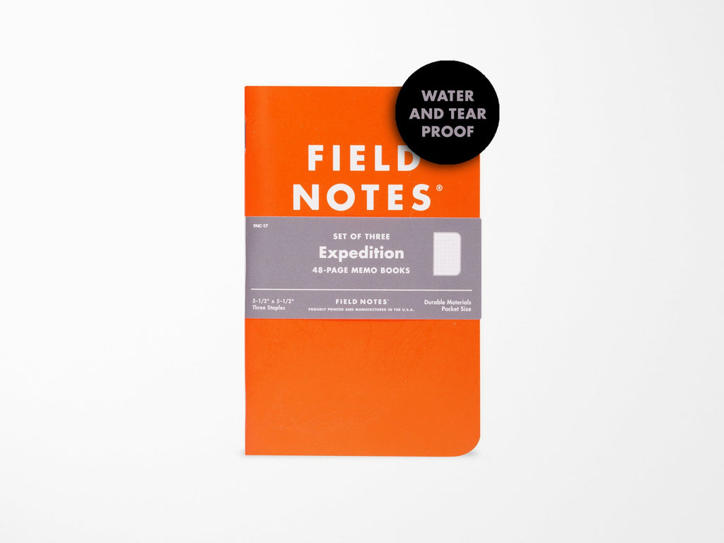 Field Notes Expedition Memo Book Set of 3