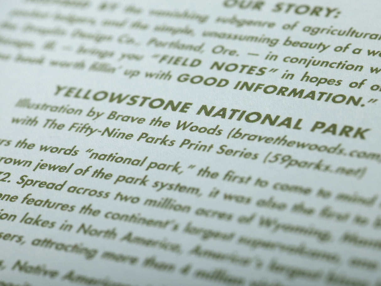 Field Notes National Parks Series A Memo Book Set of 3