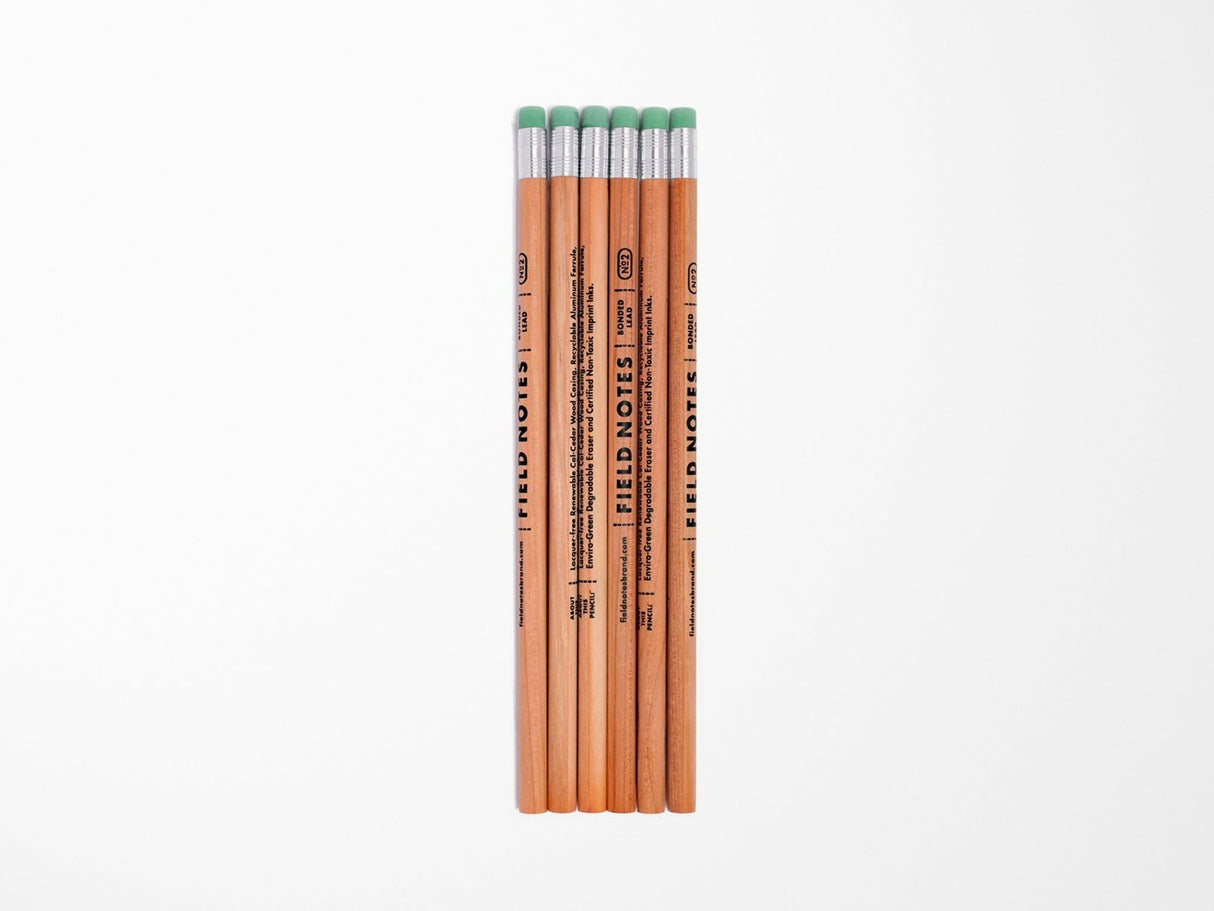 Field Notes Wood Grain Pencil 6 Pack