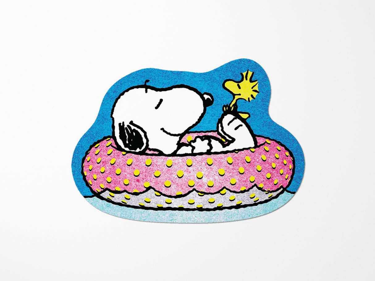 Floating Snoopy Summer Vacation Vinyl Sticker