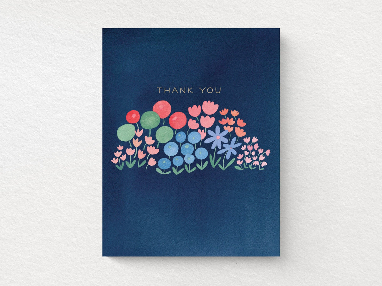 Flower Patch Thank You Cards Box of 6