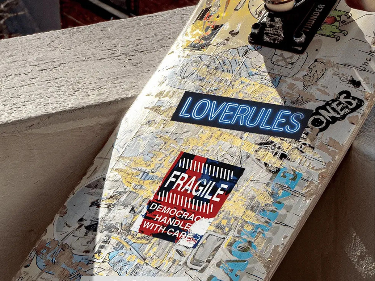 Fragile Democracy By Hank Willis Thomas Vinyl Sticker