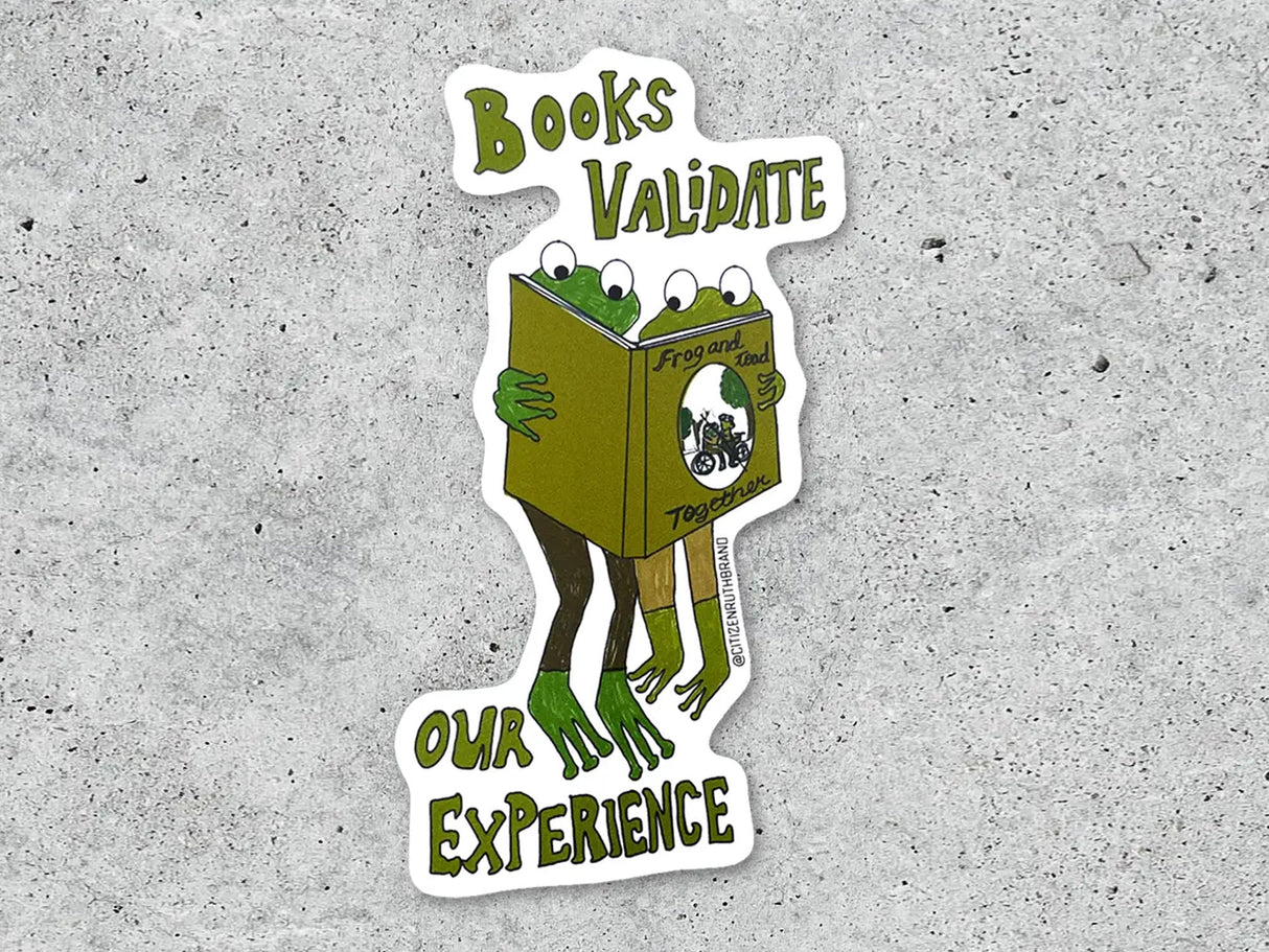 Frog & Toad Vinyl Sticker