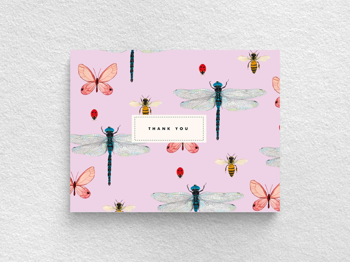 Garden Friends Thank You Notecards Set of 6