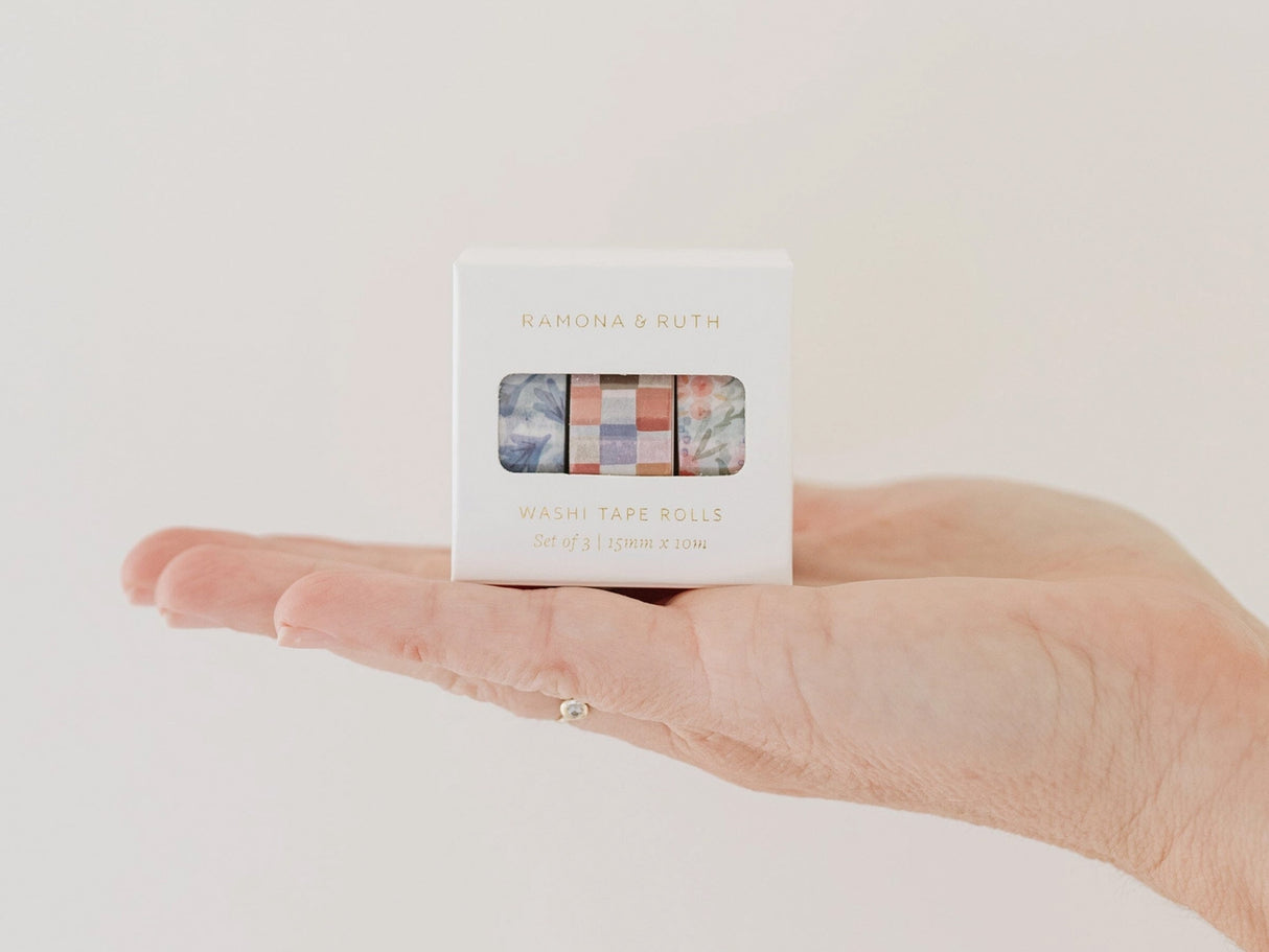Garden Tapestry Washi Tape - Set of 3 Designs