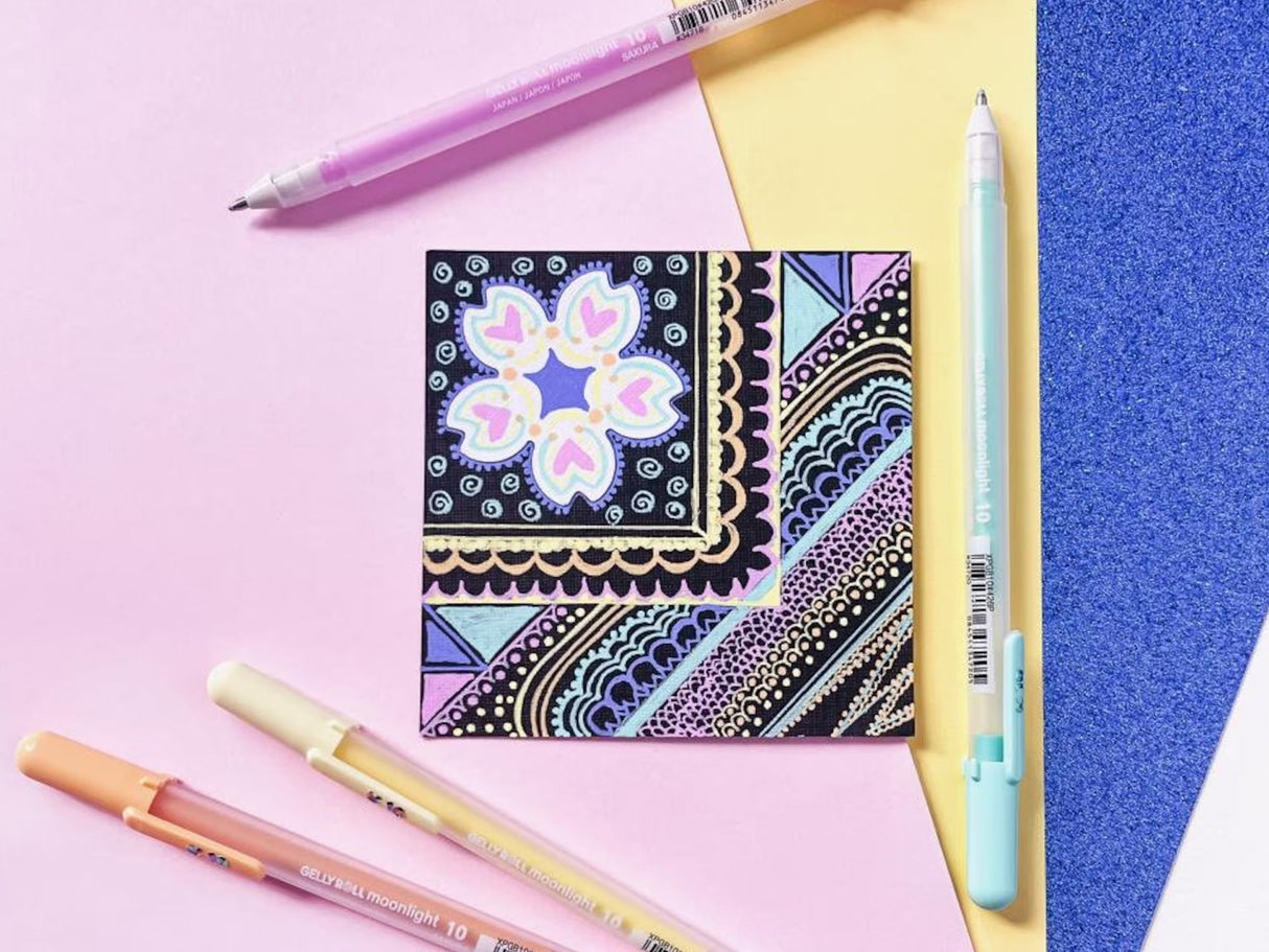 Gelly Roll Moonlight Pens Set of 5 Bold Pastels