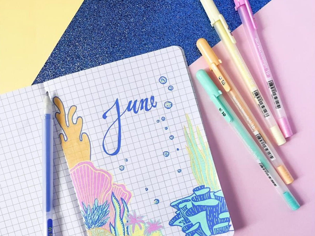 Gelly Roll Moonlight Pens Set of 5 Bold Pastels