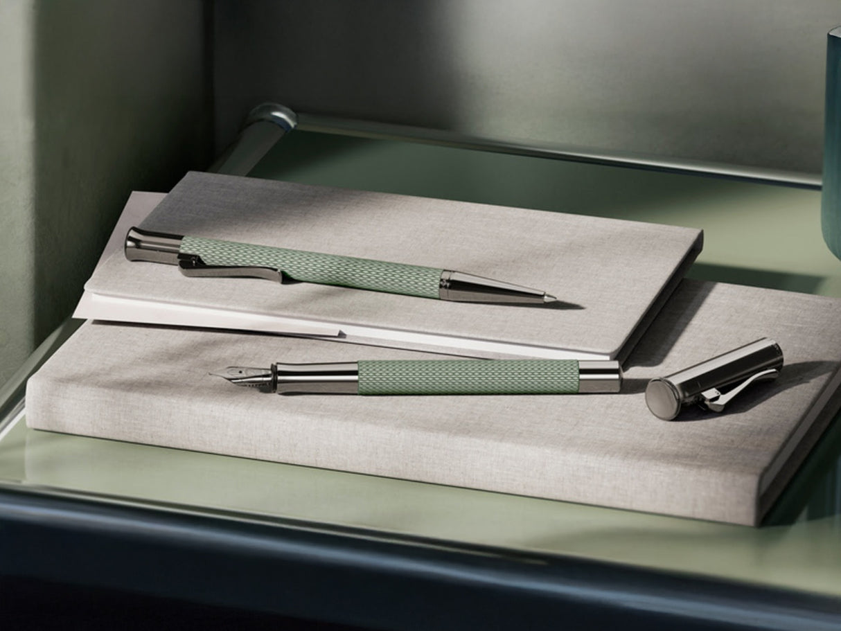 Graf Von Faber Castell Guilloche SAGE GREEN Collection