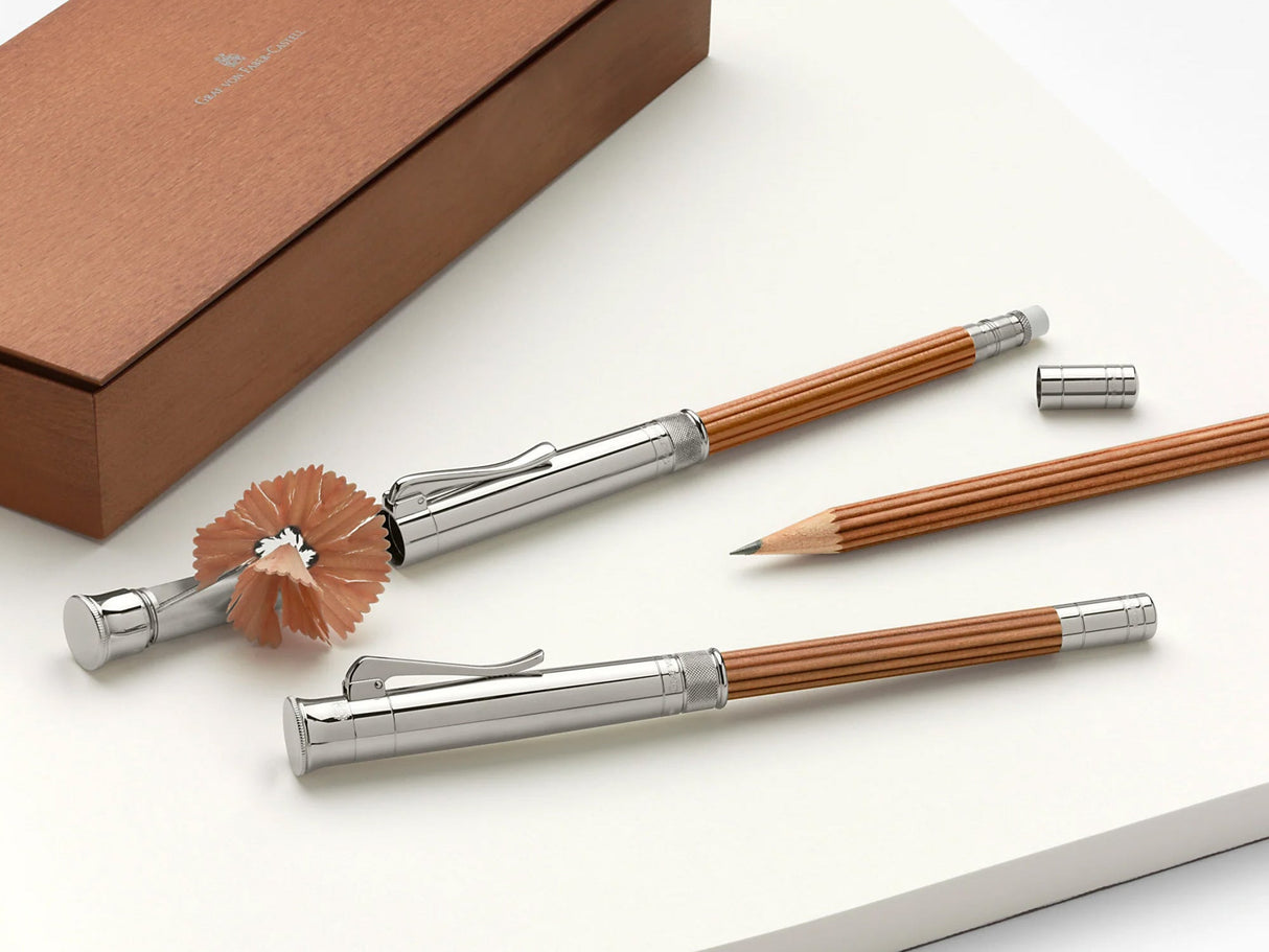 Graf von Faber-Castell Perfect Pencil - Platinum Plated Brown