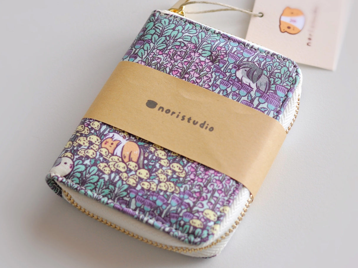Guinea Pig Pattern Zipper Wallet
