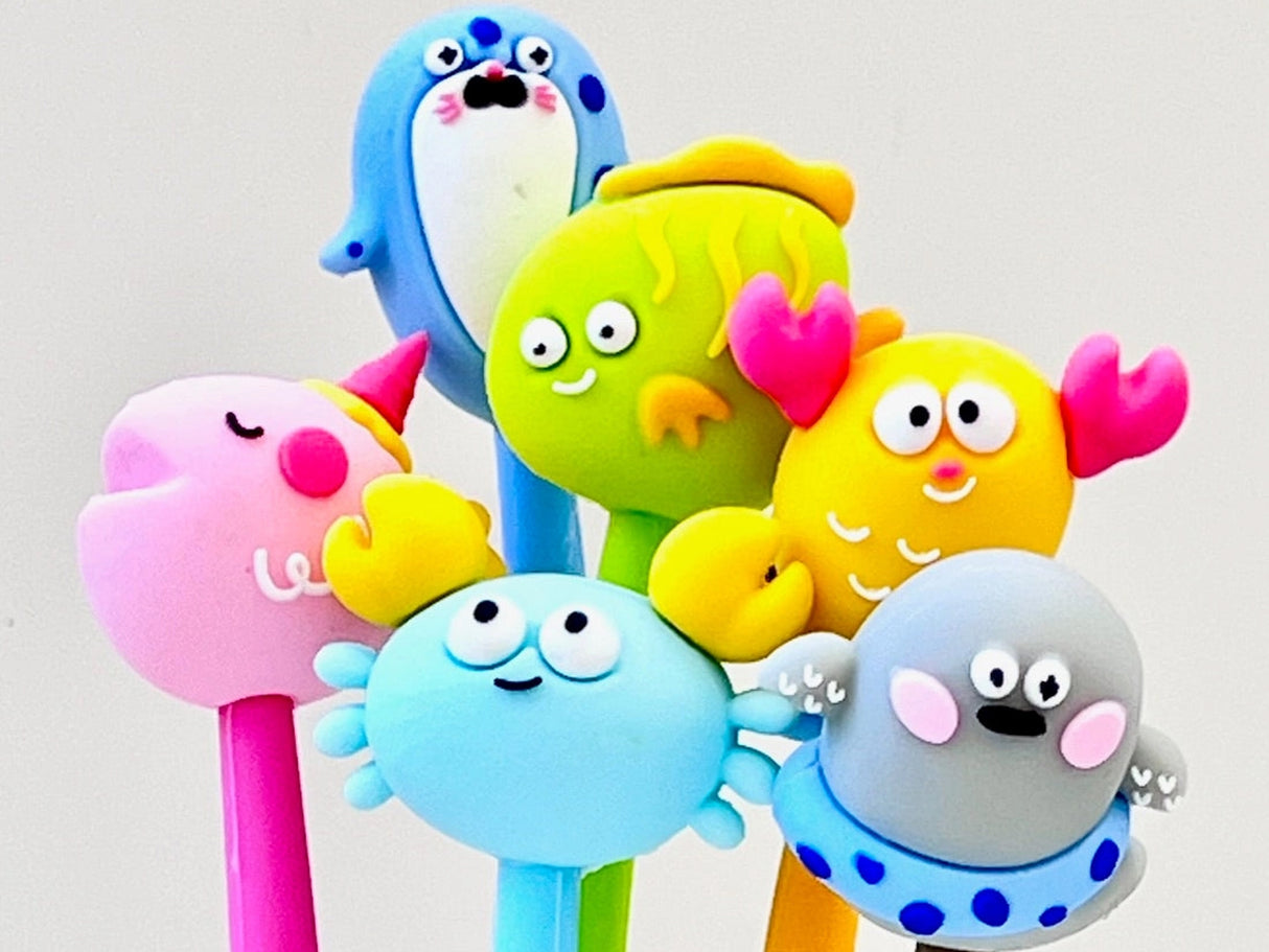 Happy Sea Animals Wiggle Gel Pen